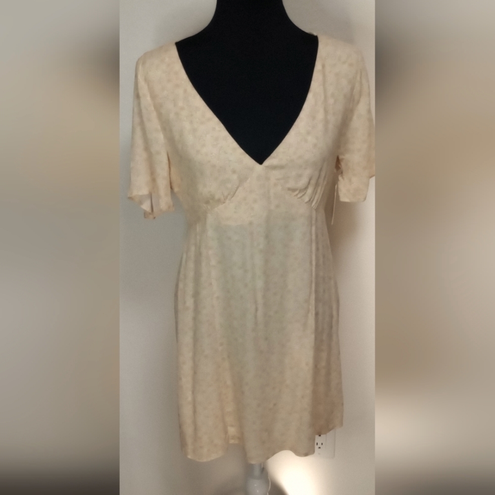 YELLOW Flowered Elodie Dress
